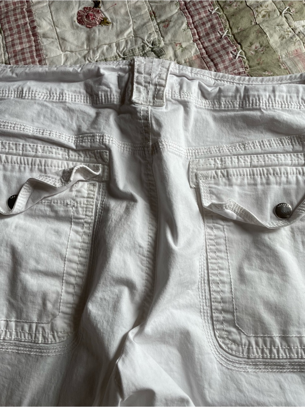 GARAGE DenimWoman’s - Tried on never worn.White Cargo Pants - Casual Wide Leg. - Picture 2 of 9